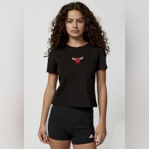 NBA Chicago Bulls Embroidered Baby Tee - NWT